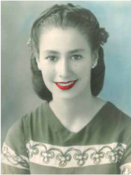 Retrato de Eugenia López Palacios. Autor sin identificar. Sin fecha. Cortesía Humberto Barrera.